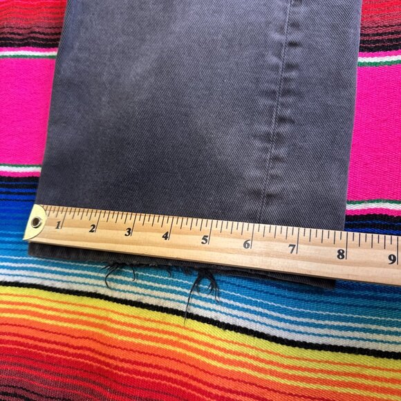 VTG Diesel Jeans Mens 36; Fit 33x32 Grey Black Straight Leg Button Fly Italy - Picture 13 of 14